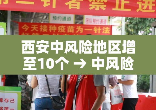 西安中风险地区增至10个 → 中风险地区查询最新 西安 西安中风险地区增至10个 → 中风险地区查询最新 西安
