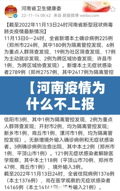 【河南疫情为什么不上报·河南疫情管控不力】 【河南疫情为什么不上报·河南疫情管控不力】