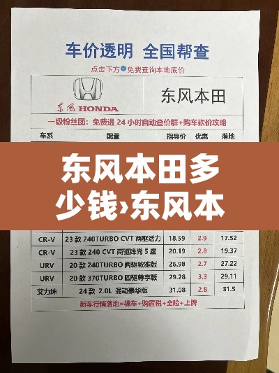 东风本田多少钱›东风本田多少钱一公里 东风本田多少钱›东风本田多少钱一公里
