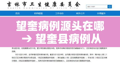 望奎病例源头在哪 → 望奎县病例从何而来 望奎病例源头在哪 → 望奎县病例从何而来