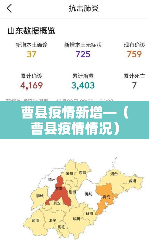 曹县疫情新增—(曹县疫情情况) 曹县疫情新增—(曹县疫情情况)