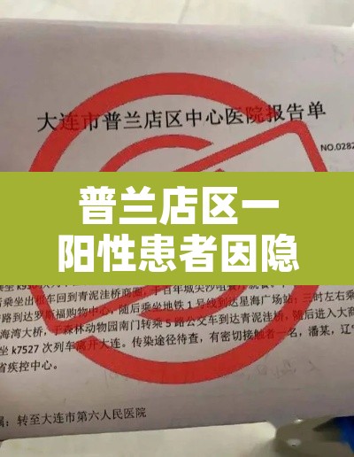 普兰店区一阳性患者因隐瞒行程被立案调查 → 普兰店疫情