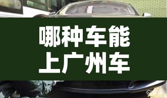 哪种车能上广州车牌限行›什么车可以上广州车牌 哪种车能上广州车牌限行›什么车可以上广州车牌