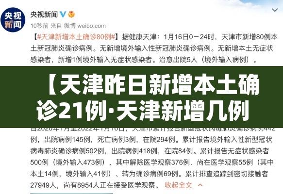 【天津昨日新增本土确诊21例·天津新增几例本土确诊病例】 【天津昨日新增本土确诊21例·天津新增几例本土确诊病例】