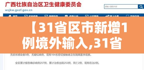 【31省区市新增1例境外输入,31省区市新增22例境外输入】 【31省区市新增1例境外输入,31省区市新增22例境外输入】