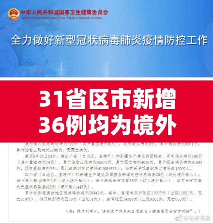 31省区市新增36例均为境外输入—(31省新增33例境外输入) 31省区市新增36例均为境外输入—(31省新增33例境外输入)