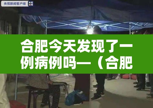 合肥今天发现了一例病例吗—(合肥今天新增1例) 合肥今天发现了一例病例吗—(合肥今天新增1例)