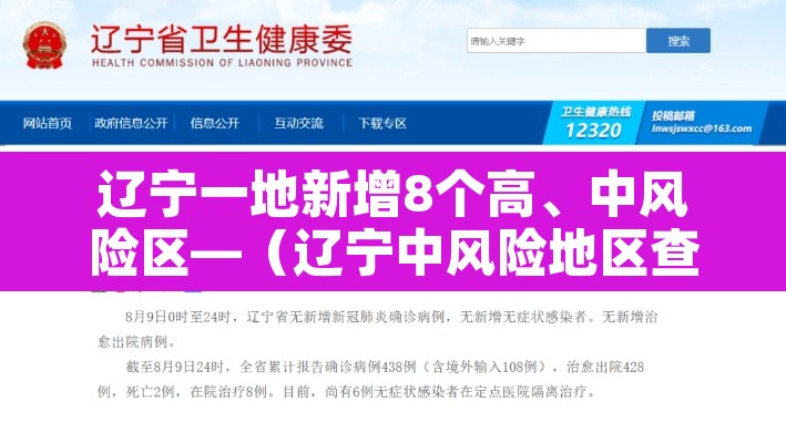 辽宁一地新增8个高	、中风险区—（辽宁中风险地区查询最新）