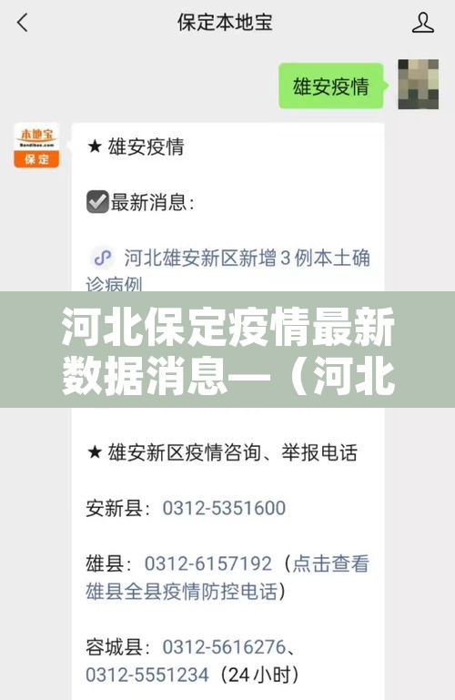 河北保定疫情最新数据消息—(河北保定最新疫情2021年) 河北保定疫情最新数据消息—(河北保定最新疫情2021年)
