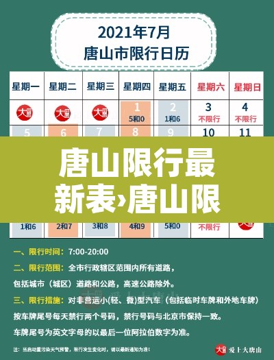 唐山限行最新表›唐山限行最新范围 唐山限行最新表›唐山限行最新范围