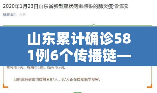 山东累计确诊581例6个传播链—(山东发现传染病疫情) 山东累计确诊581例6个传播链—(山东发现传染病疫情)