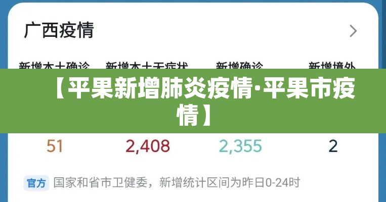 【平果新增肺炎疫情·平果市疫情】 【平果新增肺炎疫情·平果市疫情】