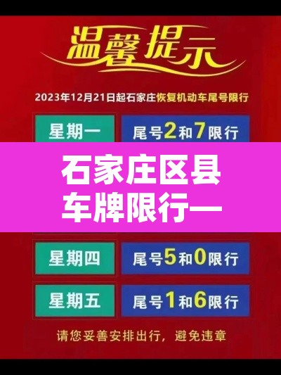 石家庄区县车牌限行—(石家庄区县车牌限行规定) 石家庄区县车牌限行—(石家庄区县车牌限行规定)