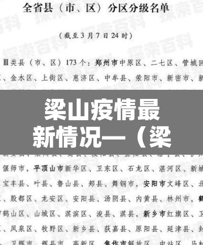梁山疫情最新情况—(梁山疫情最新数据) 梁山疫情最新情况—(梁山疫情最新数据)
