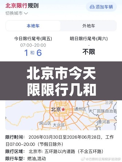 北京市今天限限行几和几›北京市今天限行是什么呀 北京市今天限限行几和几›北京市今天限行是什么呀