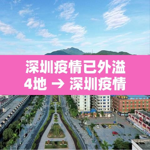 深圳疫情已外溢4地 → 深圳疫情严峻 深圳疫情已外溢4地 → 深圳疫情严峻