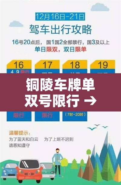 铜陵车牌单双号限行 → 铜陵单行道有哪些 铜陵车牌单双号限行 → 铜陵单行道有哪些