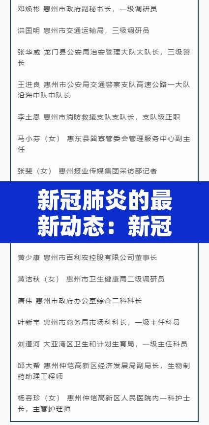 新冠肺炎的最新动态:新冠肺炎最新消息新冠肺炎症状新冠肺炎实时动态 新冠肺炎的最新动态:新冠肺炎最新消息新冠肺炎症状新冠肺炎实时动态
