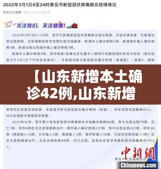 【山东新增本土确诊42例,山东新增确诊40例】 【山东新增本土确诊42例,山东新增确诊40例】