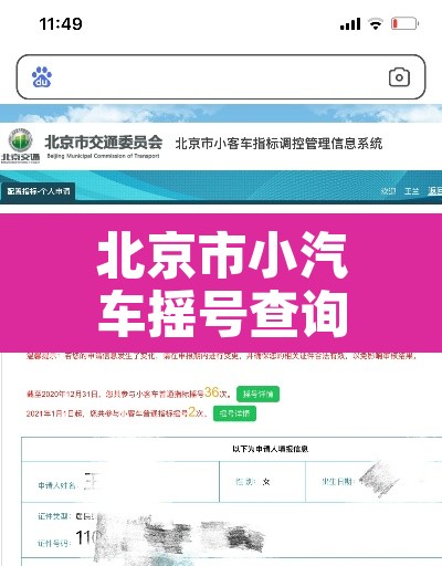 北京市小汽车摇号查询系统:2021北京小汽车摇号官网查询系统 北京市小汽车摇号查询系统:2021北京小汽车摇号官网查询系统