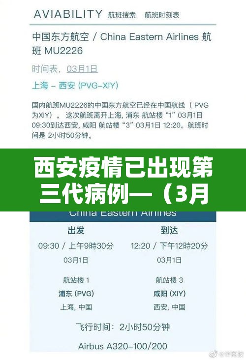 西安疫情已出现第三代病例—（3月3日西安新冠肺炎通报）