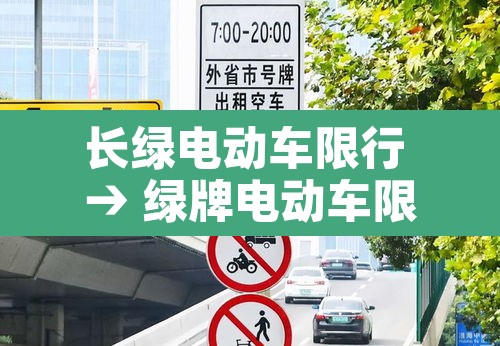 长绿电动车限行 → 绿牌电动车限行