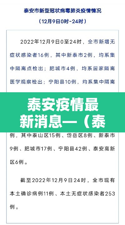 泰安疫情最新消息—(泰安疫情最新消息第35例) 泰安疫情最新消息—(泰安疫情最新消息第35例)