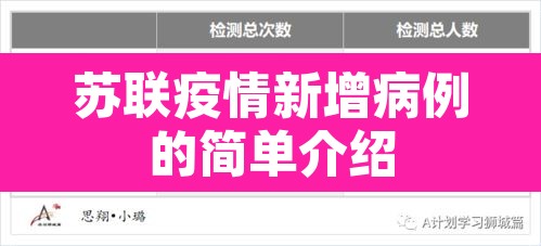 苏联疫情新增病例的简单介绍 苏联疫情新增病例的简单介绍