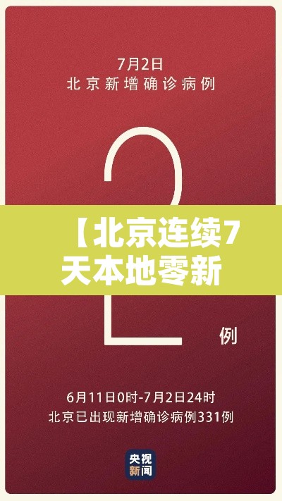 【北京连续7天本地零新增,北京连续9天本地确诊零新增】 【北京连续7天本地零新增,北京连续9天本地确诊零新增】