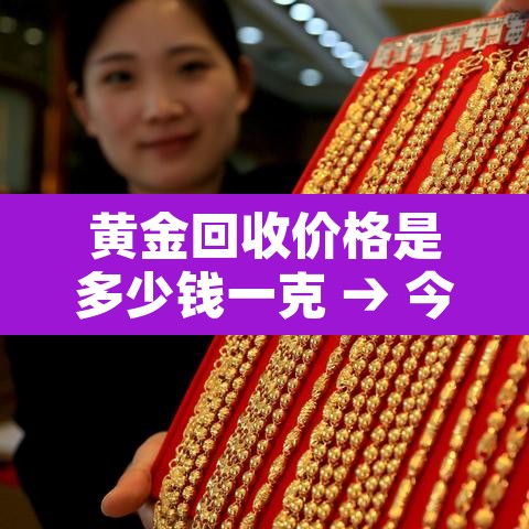 黄金回收价格是多少钱一克 → 今日黄金回收价格是多少钱一克