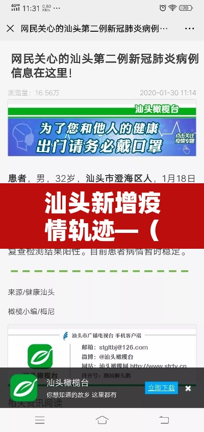 汕头新增疫情轨迹—(汕头新增确诊病例) 汕头新增疫情轨迹—(汕头新增确诊病例)