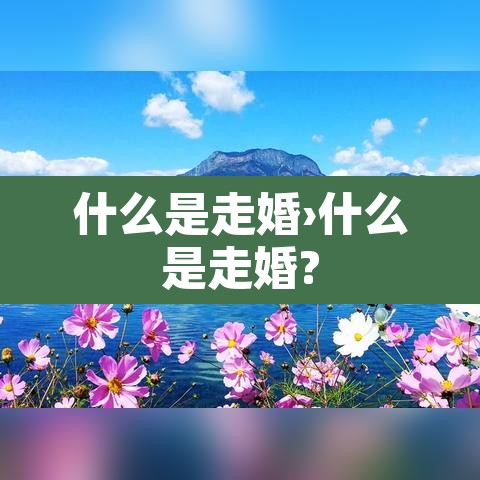 什么是走婚›什么是走婚?