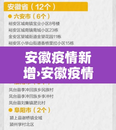 安徽疫情新增›安徽疫情最新通报安徽新增病人