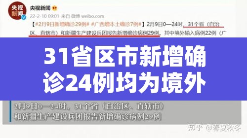 31省区市新增确诊24例均为境外输入:31省区市新增22例均为境外输入 31省区市新增确诊24例均为境外输入:31省区市新增22例均为境外输入