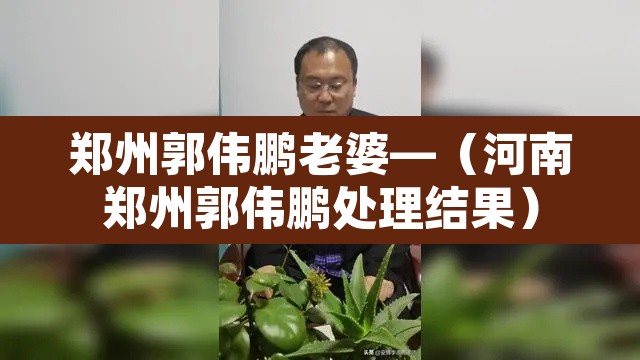 郑州郭伟鹏老婆—(河南郑州郭伟鹏处理结果) 郑州郭伟鹏老婆—(河南郑州郭伟鹏处理结果)
