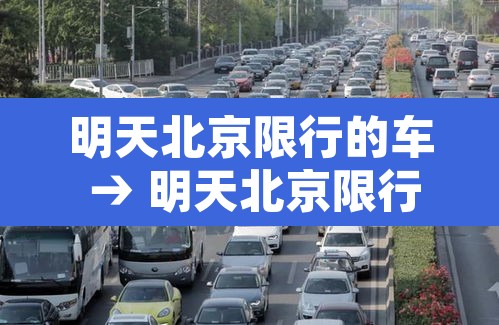 明天北京限行的车 → 明天北京限行什么号码