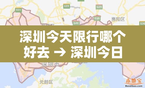 深圳今天限行哪个好去 → 深圳今日限行不