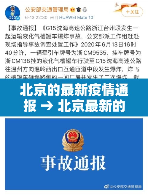 北京的最新疫情通报 → 北京最新的疫情数据