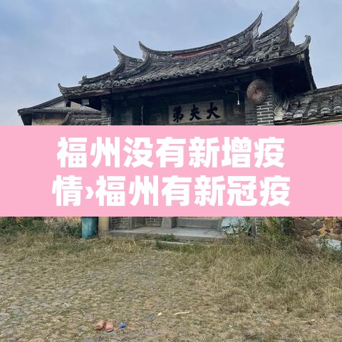 福州没有新增疫情›福州有新冠疫情吗