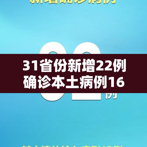 31省份新增22例确诊本土病例16例：31省份新增2例确诊 本土病例16例
