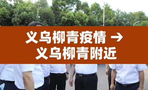 义乌柳青疫情 → 义乌柳青附近 义乌柳青疫情 → 义乌柳青附近