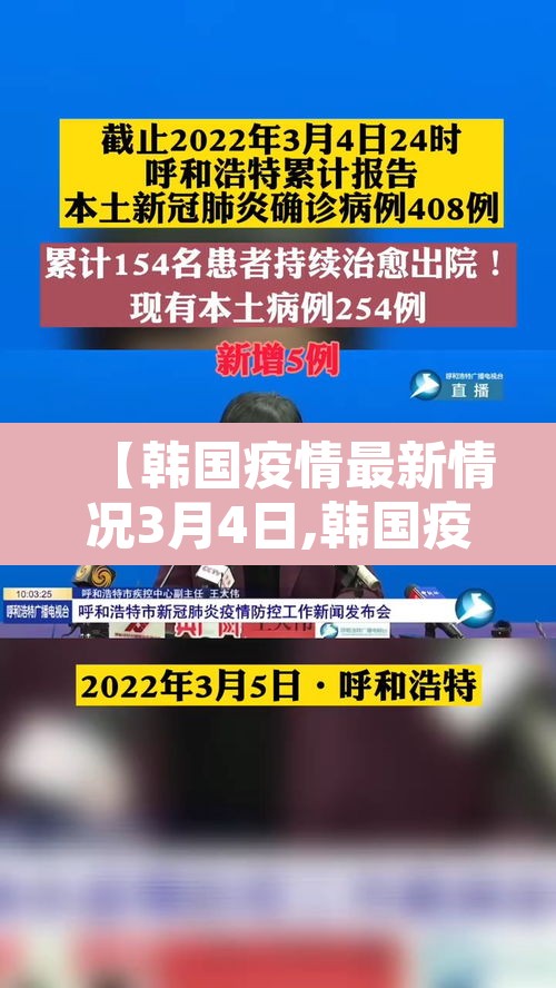 【韩国疫情最新情况3月4日,韩国疫情最新疫情】