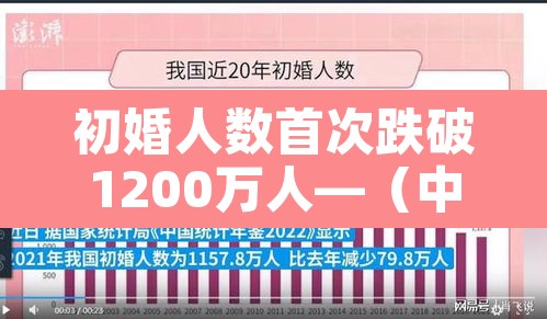初婚人数首次跌破1200万人—（中国初婚年龄统计2020）