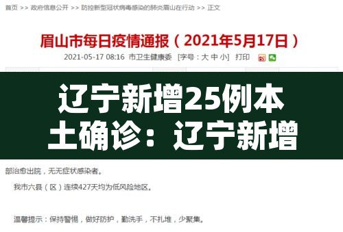 辽宁新增25例本土确诊:辽宁新增2例本土新冠肺炎确诊病例 辽宁新增25例本土确诊:辽宁新增2例本土新冠肺炎确诊病例