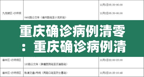 重庆确诊病例清零:重庆确诊病例清零几天 重庆确诊病例清零:重庆确诊病例清零几天