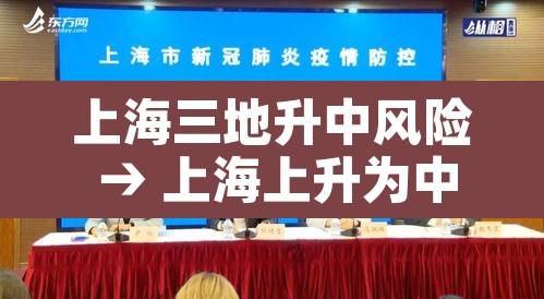 上海三地升中风险 → 上海上升为中风险 上海三地升中风险 → 上海上升为中风险