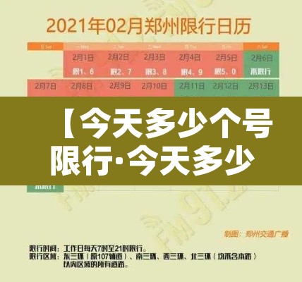 【今天多少个号限行·今天多少号限号】 【今天多少个号限行·今天多少号限号】