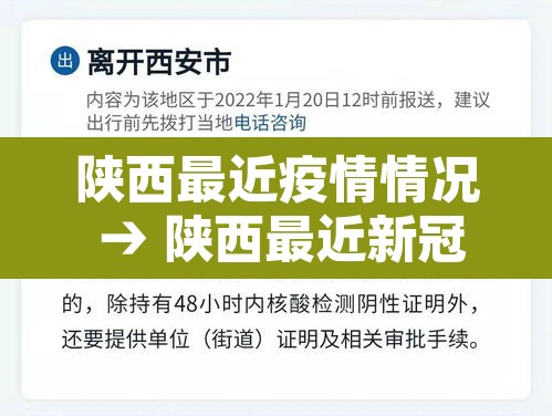 陕西最近疫情情况 → 陕西最近新冠病毒疫情 陕西最近疫情情况 → 陕西最近新冠病毒疫情