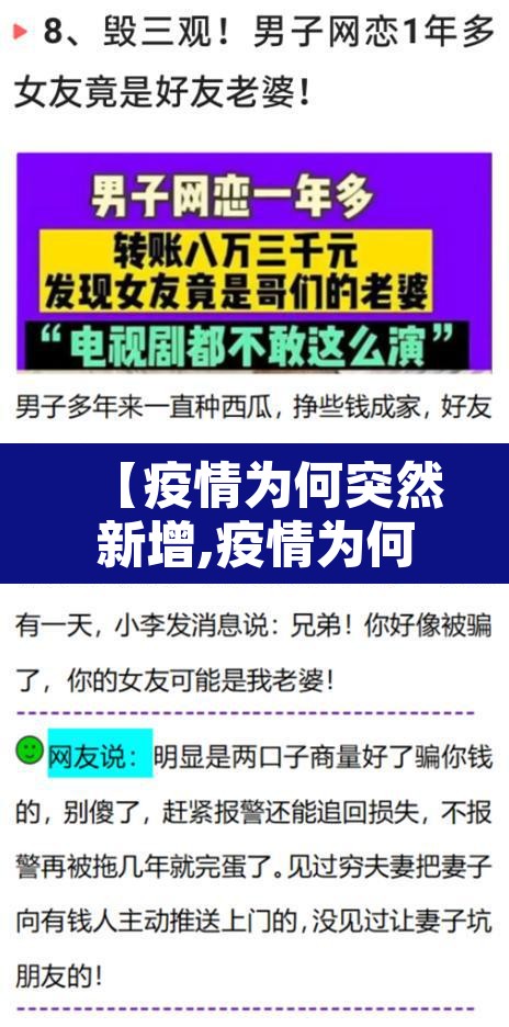 【疫情为何突然新增,疫情为何突然新增重症患者】 【疫情为何突然新增,疫情为何突然新增重症患者】