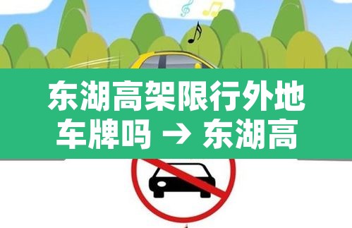 东湖高架限行外地车牌吗 → 东湖高架路限号吗
